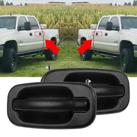 14490762 Auxito For Chevy Gmc Outside Outer Exterior Door Handle Left And Right Rear Passenger