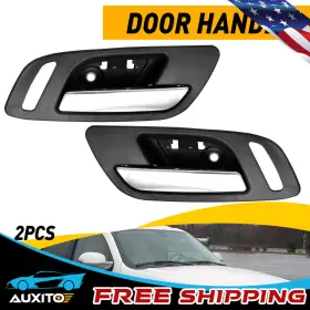 14872869 Auxito Interior Door Front Handle Black With Chrome For 2007-2013 Chevrolet Avalanche