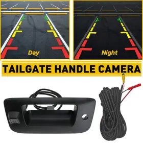 2275534 Auxito Tailgate Handle With Rear View Camera For Chevrolet 2008-2013 Silverado 1500