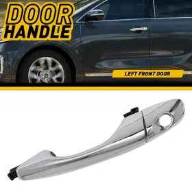4002529 Auxito For 2016 - 2020 Sorento Exterior Front Door Handle Passenger Side Chrome Abs