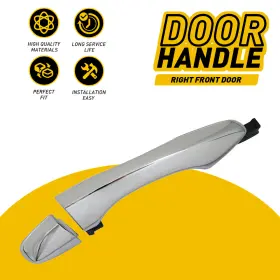4002531 Auxito Exterior Door Handle Fit 2016-2020 Kia Sorento Front Right Chrome