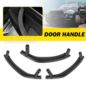 51417292243 Auxito Black Right Left Interior Door Panel Handle Pull Trim Cover For Bmw X6 F16 15-19
