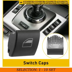 Auxito 61316902177 For Bmw E46 3-series 323i 325i 330i M3 328i Window Switch Button Cover Cap 1-10x