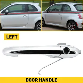 68069943ac Auxito Front Outside Handle Lh Exterior Driver Chrome Door Side For Fiat