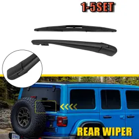 68362097aa Auxito For Jeep Wrangler Jk 2018-2025 Rear Back Windshield Wiper Blade Arm Set1-5set 68362097aa Auxito For Jeep Wrangler Jk 2018-2025 Rear Back Windshield Wiper Blade Arm Set1-5set