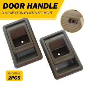 69205-04010 Auxito Door Handle Inner Indoor Left Right For 1995-2000 Toyota Tacoma Brown Exc
