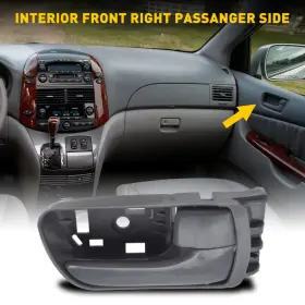 69205-ae010 Auxito Gray Interior Door Handle Front Right Side For Toyota Sienna 2004-2010 Us Eaw