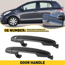 6921033080c0-pfm Auxito For 2001-2012 Toyota Front Rav4 Driver Passenger Side Lh Rh Exterior Door Handle