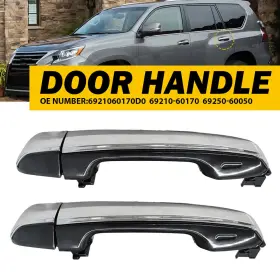 6921060170d0 Auxito 2pcs For Lexus Gx460 2010-2017 Outside Door Handle Left/right Rear 69210-60170