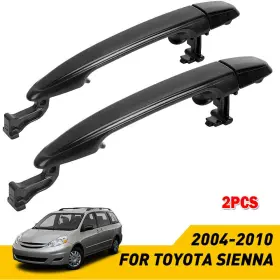 6922708040 Auxito 6921308020 Exterior Door Handle For 2004-2010 Toyota Sienna Rear Lh And Rh Sliding