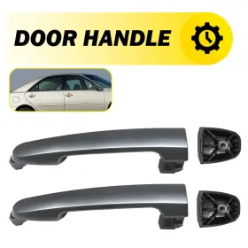 69227-aa010-c0 Auxito For Toyota Camry Corolla 2pc Gray Outside Door Handle Rear Left Right Side