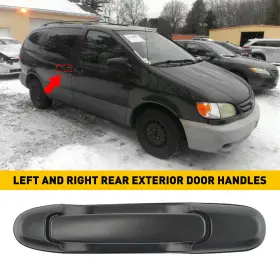 69230-08020-c0 Auxito Door Sliding Handle Outer Rear Right Fit Side For 35855 Sienna Toyota