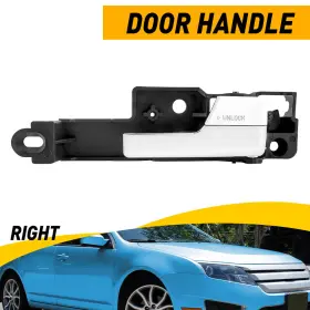 6e5z5422600aa Auxito Inside Interior Handle Door Chrome Front Passenger Side For Ford Fusion New Mkz