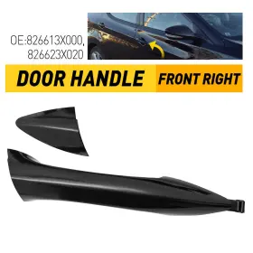 Auxito 723650266335 1pcs Exterior Door Handle For 2011-16 Hyundai Elantra Front Right Passenger Side