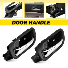 72660-sda-a02za Auxito 2pc Left Front&rear Interior Inside Door Handle For 2003-2007 Honda Accord Sedan
