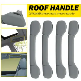 74610-53030-b0 Auxito 7461053030b0 For 2006 - 2013 Lexus Is250 Is350 Roof Overhead Grab Handles Set Of 4 Gray Oem