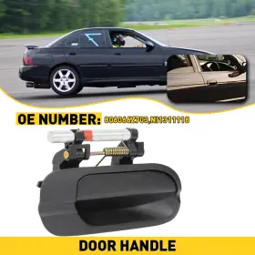 806066z703 Auxito Ni1311118 Exterior Door 2000-2006 Handle For Nissan Front Sentra Rh Smooth Black Plastic