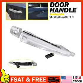 806404ba1c-pfm Auxito For Nissan Murano/rogue Exterior Door Handle Outer Front Lh Driver Side Chrome G