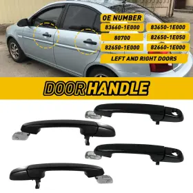 82650-1e000 Auxito Front Door Rear Exterior Handle Outside For 2006-2011 Hyundai Accent