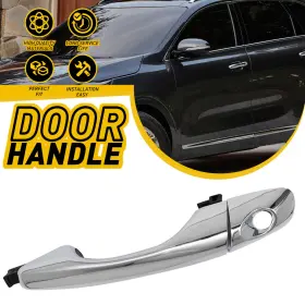 82651-c5010 Auxito Front Left Driver Side Exterior Door Handle For 2016-2020 Kia Sorento Chrome