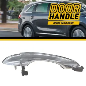 82661-c5010 Auxito For Kia 2016-2020 Rear Sorento Exterior Outside Right Door Passenger Handle Side