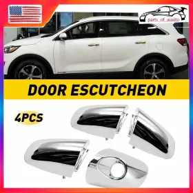 82652-c5010 Auxito 82662-c5030 Front Rear Driver Door Outside Handle Cover For 16-20 Kia Sorento R