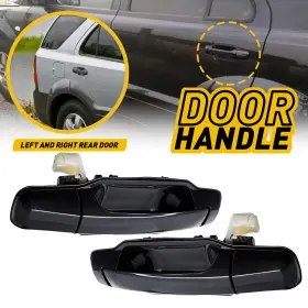 83650-3e010xx Auxito 83660-3e010xx 2x Rear Lh Rh Door Handle Exterior For Kia Sorento 2003-2009 3.5l 3.8l V6