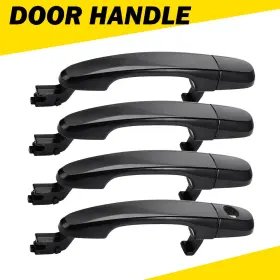 83661-1f000 Auxito 4pcs Exterior Door Handle Front Rear For 2005-2010 Kia Sportage Black Eppe
