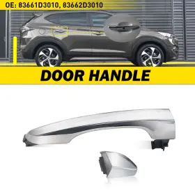83661d3010 Auxito Chrome Rear Right Side Exterior Outside Door Handle For Hyundai Tucson 2016-2021