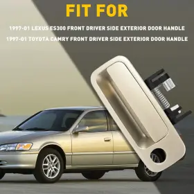 69220-aa010e0 Auxito 883173183826 Door Outside Beige Front Handle Side Driver Lh Left For 35431 Toyota Camry