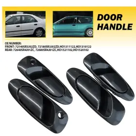 9621454 Auxito For 1992-1995 Honda Civic Door Handles 4x Right Left Front Rear Exterior Set Us
