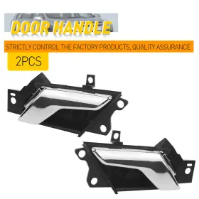96862001 Auxito 2pcs Door Inner Handle Chrome Lh And Rh Side For 2012-2017 Chevy Captiva Sport