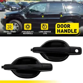 Mr987492 Auxito Autoparts Mr987494 Rear Front Right Exterior Door Handle Set Of 2 For 2004-11 Mitsubishi Endeavor