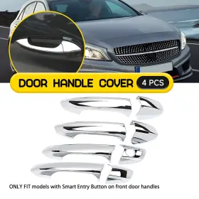 F-250 Auxito Autoparts X156 X204 W166 W246 Chrome Door Handle Cover For Benz Glk Cla Gla Class W204 With Smart Keyhole