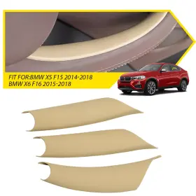 Auxito Autoparts X5 F15 X6 F16 2014-2018 3pcs Inner Door Pull Handle Cover Trims Fit Bmw Beige Us
