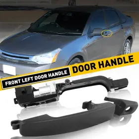 Fdh010117 Auxito Lh Driver Side Exterior Handle Door And Bracket Primed Fits 2008-2011 Ford Focus