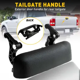 1l5z-9943400-aaa Auxito Fo1915109 F01915109 Handle For Tailgate 1998-2011 Ford Ranger Black