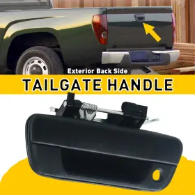 Gm127 Auxito New Outside Rear Tail Door Handle Black For Chevrolet Colorado Gmc Isuzu Canyon