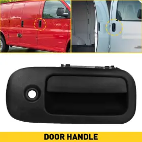 Gm1311145 Auxito New Door Handle Outside Sliding Passenger Side Right For Express Savana Van Exv