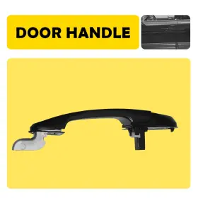 Hy1310108 Auxito Outer Exterior Door Handle Primed Front Left Driver For 2005 Hyundai Tucson Lx
