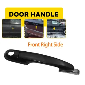 Hy1311108 Auxito Fit Hyundai Tucson Outside Exterior Door Handle Black Right Side Front