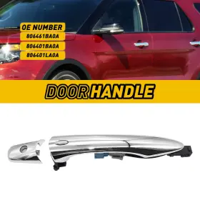 If146 Auxito Door Handle For Infiniti Fx35 Fx50 Front Driver Side Outside Chrome Smart Entry