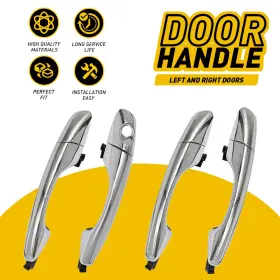 Ka162 Auxito Exterior Rear Front Door Handle Set For 2016-2020 Kia Sorento Left And Right 1/2/4