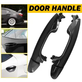 922802902 Auxito Left 2x Exterior Door Panel Handle Rear Right Side Fit 2014-2019 Toyota Corolla
