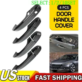 Auxito Market 2018-2022 2 Carbon Fiber Door Handle Cover For 2018-22 Honda Accord Accessories 1 10x