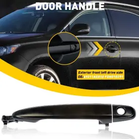 Mbs-wm-camry-07-11-fl Auxito Front Left Side Exterior Door Handle For Toyota 2007-2011 Camry Le Hybrid Se Xle
