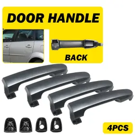 Mbs-wm-corolla-03-13gf Auxito 2 Fits Toyota Camry Corolla Rav4 4x Front Rear Lh Rh Outside Door Handle Gray 1g3