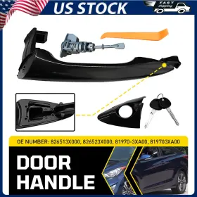 Auxito Mbs-wm-elantra-11-16-flsx Front Driver Side Outside Door Handle With Lock Cylinder For Hyundai Elantra 11-16