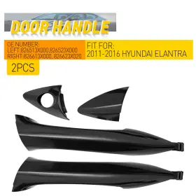 Mbs-wm-elantra-11-16fl Auxito 1 Exterior Door Handle Of 2 For 2011-16 Hyundai Elantra Front Left Right Side