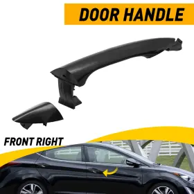 Mbs-wm-elantra-11-16fr Auxito Outer Exterior Door Handle Front Passenger Side For 2011-2016 Hyundai Elantra